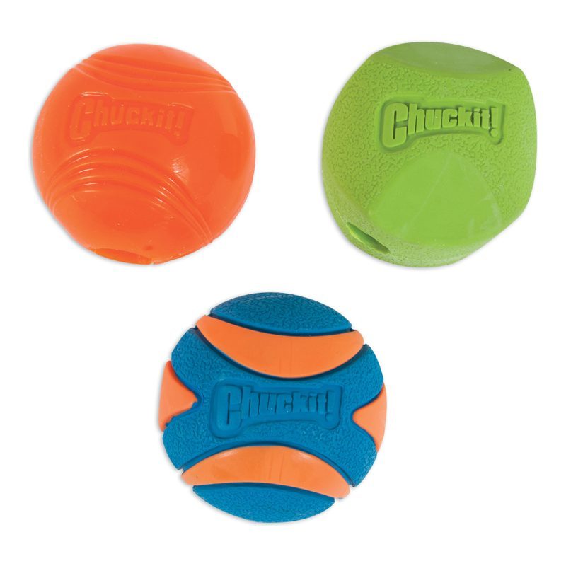 Chuckit! Fetch Medley (Gen 2) Köpek Oyun Topu Seti 3'lü Paket (Orta Boy)