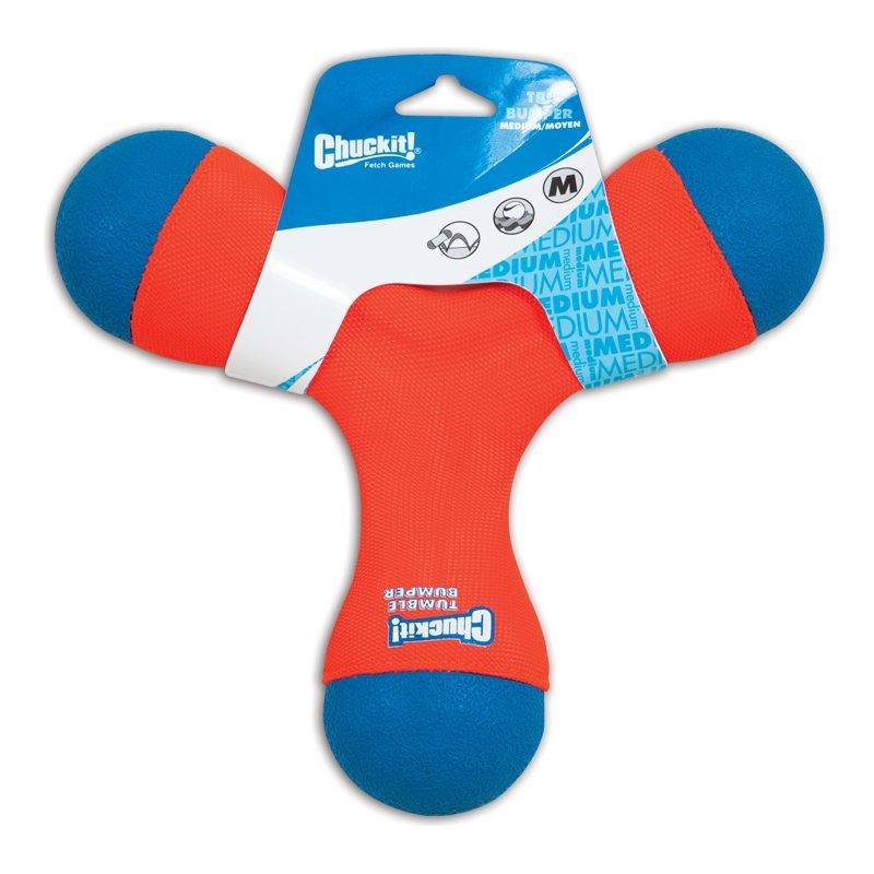 Chuckit! Tri-Bumper Suda Batmayan 3 Kollu Köpek Oyuncağı (Orta Boy)